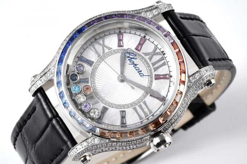 萧邦chopard Happy Sport彩钻腕表镜面