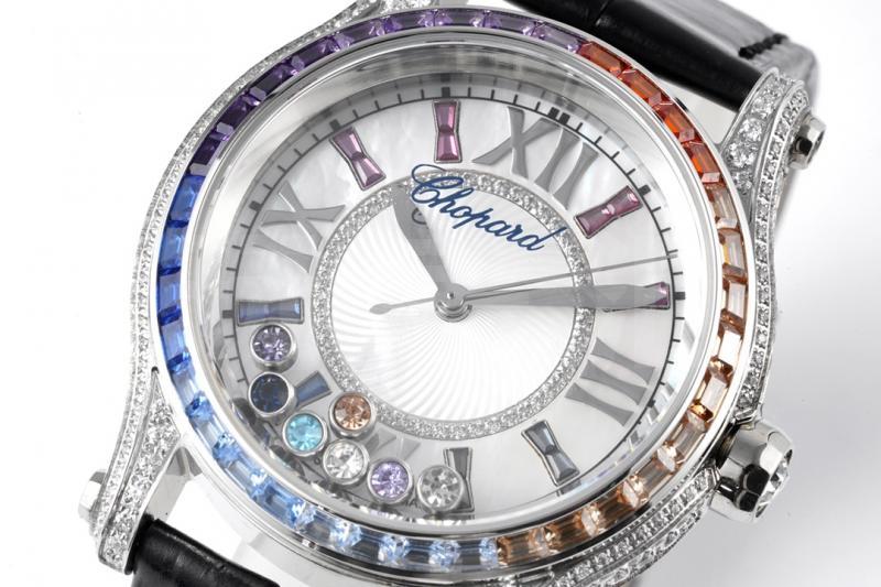 萧邦chopard Happy Sport彩钻腕表字面图