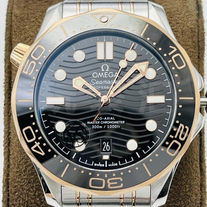 vs欧米茄海马300间金42mm男士机械腕表