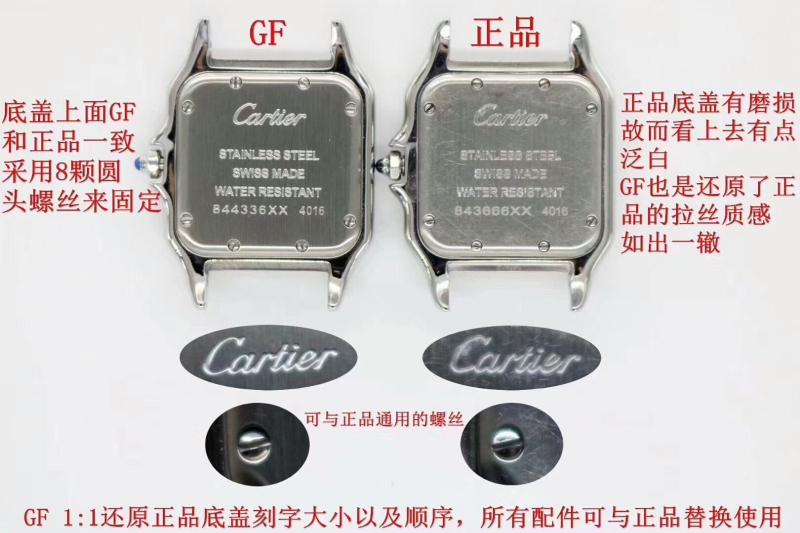 卡地亚Panthère de Cartier猎豹系列正仿对比